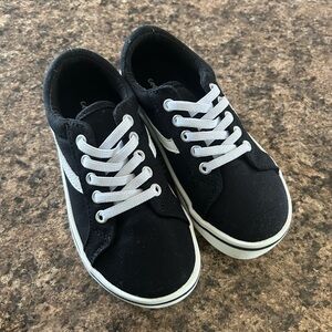 Eve Black and White Kids Sneakers